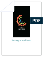 Saarang 2020 - Report