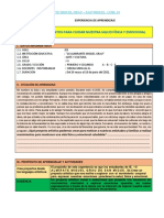 3° Experiencia de Aprendizaje Ciclo VI