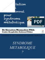 consultation et suivi nutrition syndrome metabolique