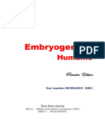 Embryogenese Humaine DR MONZANGO Livre À Imprimer 2022 OK