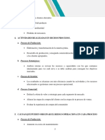 Actividades Realizadas en Dichos Procesos.: A. Proceso de Producción