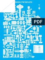 LL Module Barrowmaze 1, Blue Map