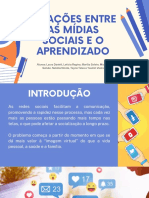 Relações Entre As Mídias Sociais e o Aprendizado