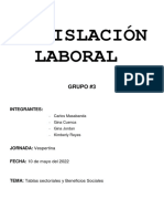 Tablas Sectorial