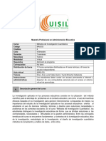 MAE-Investigación Cuantitativa