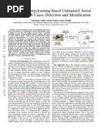 On-Board Deep-Learning-Based Unmanned Aerial Vehicle Fault Cause Detection and Identification