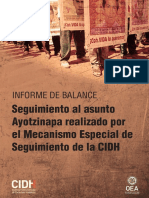 Balance Ayotzinapa