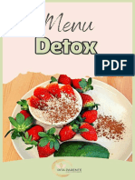 Menu Detox - Rita Parente