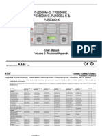 PJ2500M-C, PJ3000HE, PJ3500M-C, PJ4000U-K & PJ5000U-K: User Manual Volume 2: Technical Appendix