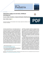 Uso de Mídia Interativa e Desenvolvimento Infantil Precoce