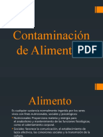 Contaminación de Alimentos: Causas y Clasificación