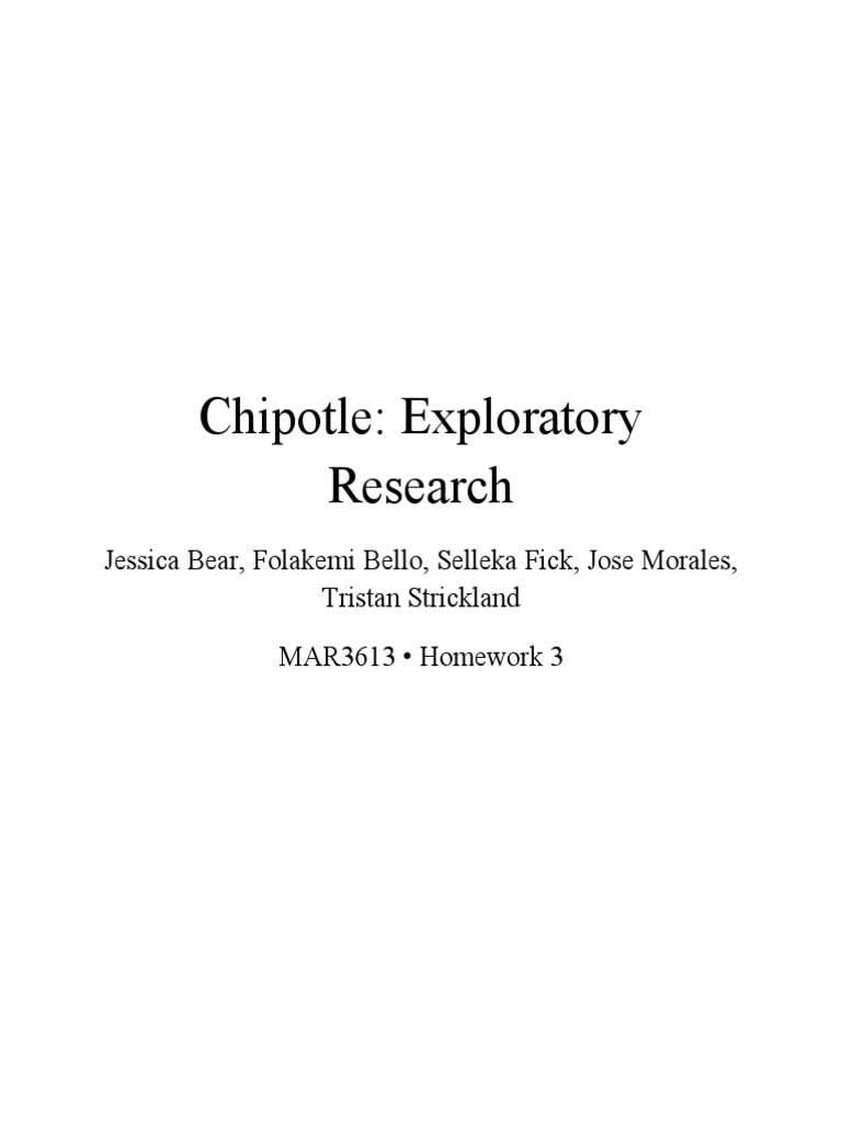 Chipotle's Pricing and Rewards Impact | PDF | Chipotle Mexican Grill ...