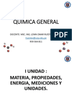 I Unidad Quimica General