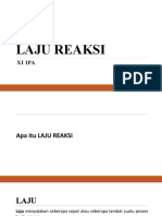 Laju Reaksi (Kemolaran)