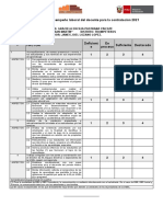 Ficha de evaluación del desempeño laboral del docente para la contratación 2021