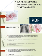 Enfermedades Respiratorias Bajas y Neonatales