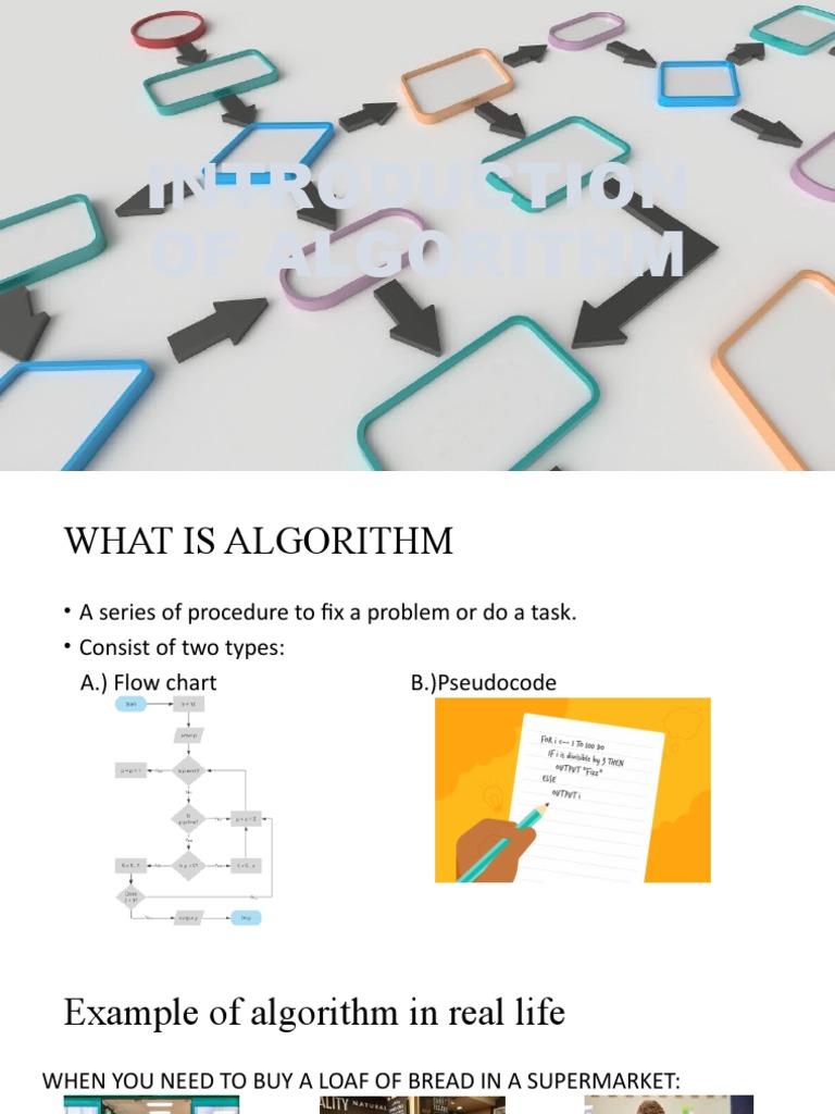 An Introduction to Algorithm Design: Flowcharts, Pseudocode, and ...