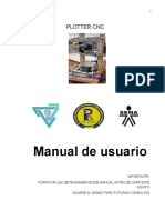 Manual de Usuario Plotter CNC