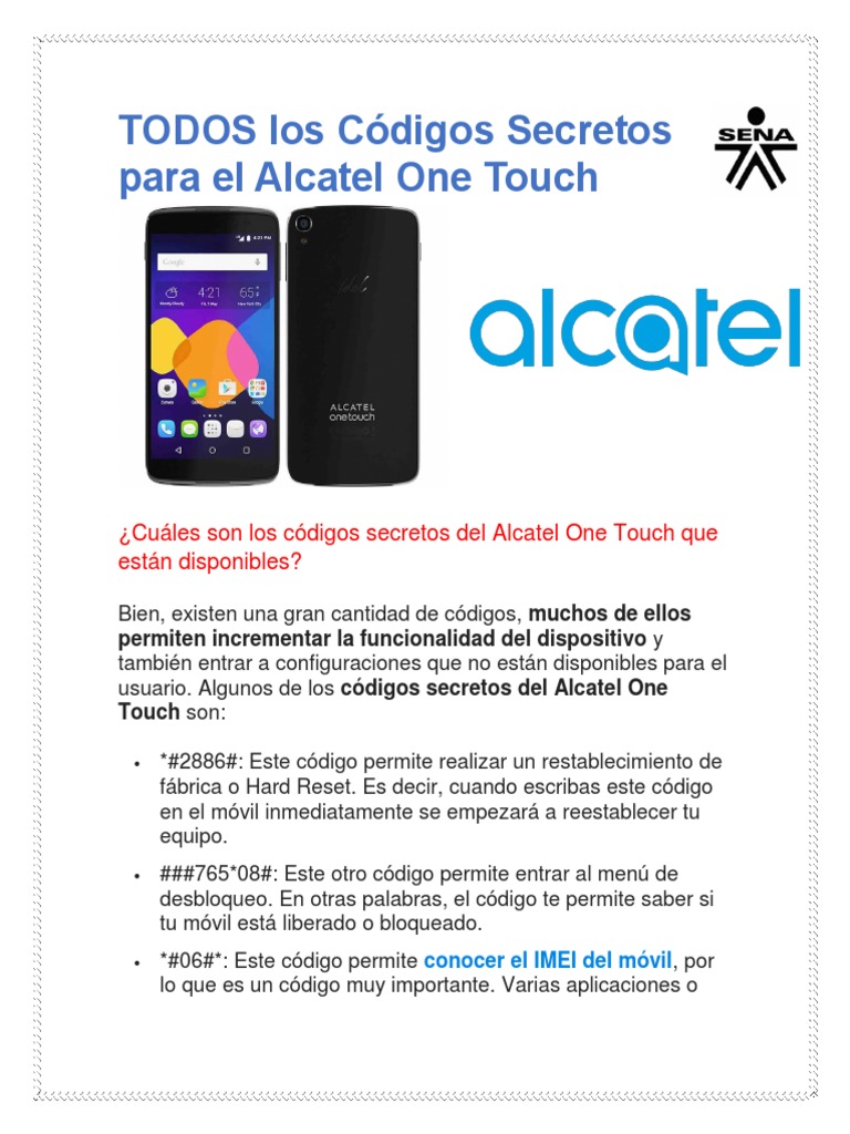 Codigos Secretos Celulares | PDF | Android (sistema operativo ...