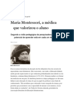 Maria Montessori, a médica que valorizou o aluno