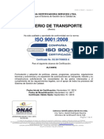4395 - A Onac Iso 9001 2008 Mintransporte
