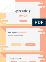 Aprende Y: ! Juega