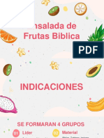 Ensalada Biblica de 12 Frutas