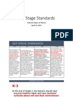 Key Stage Standards