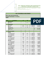 Bill of Materials and Estimate