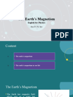 The Earth's Magnetism: English For Physics