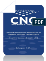 Capacidad Institucional