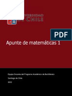 Libro Matemática 1 Bachillerato UCh