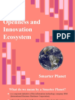 Smarter Planet, Openness and Innovation Ecosystem