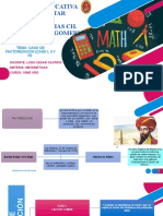 10mo Año CASO DE FACTORIZACIÓN (CASO I, II Y III)