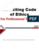 Revisiting Code of Ethics: For Professional Teachers