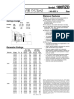 Kohler 180RZD Spec Sheet