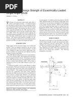 Angle Tables For The Design Strength of Eccentrically-Loaded Single Angle Struts