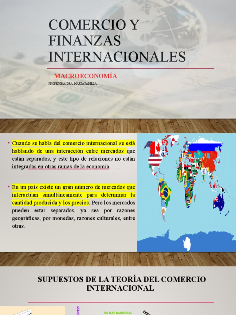9..PRESENTACION Comercio y Finanzas Internacionales Macroeconomia | PDF ...