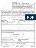 Application For Department of The Army Permit