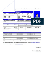 Curriculum Vitae Personality: Type of Certificate Certificate Number Place, Date Issued