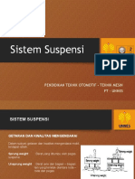 Sistem Suspensi dalam Kendaraan