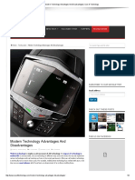 Modern Technology Advantages and Disadvantages - Use of Technology