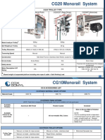 Cg20 Trolley Type: CG20MPT (Manual Push) CG20CDT (Rope Driven) CG20MT (Motorized)