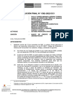 Refinanciamiento bancario y presuntas infracciones a la protección del consumidor