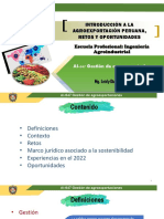 Introducción A La Agroexportación Peruana, Retos y Oportunidades