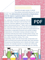 Chemistry Project - Rate of Evaporation (PR & TG)