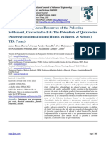 Use of The Endogenous Resources of The Palestine Settlement, Cravolândia-BA: The Potentials of Quixabeira (Sideroxylon Obtusifolium (Humb. Ex Roem. & Schult.) T.D. Penn.)