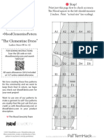 MDF258 Clementine Pattern