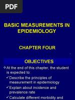 Basic Measurements in Epidemiology