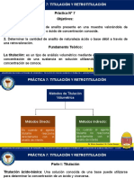 LQ-218 Práctica # 7 Titulación y Retrotitulación de Soluciones Ácido-Base